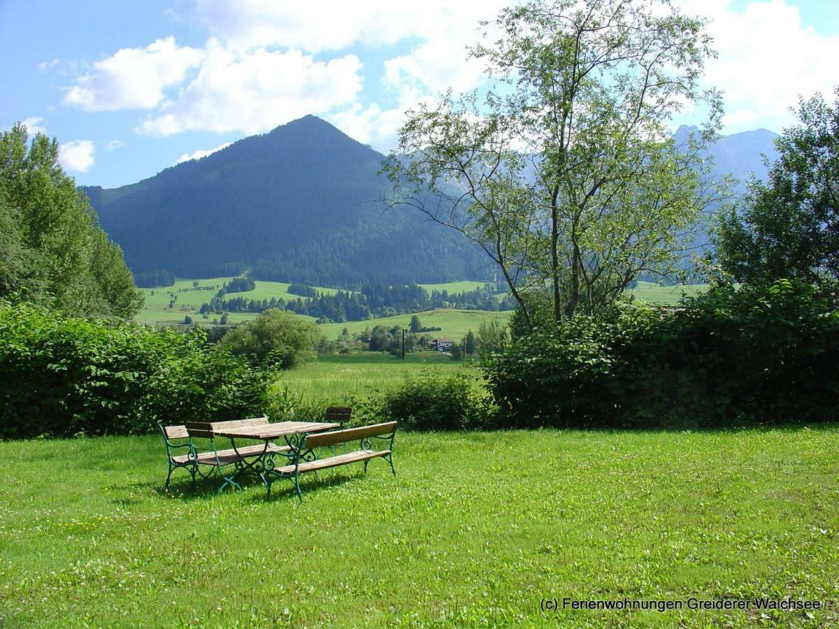 Ferienwohnungen Greiderer Walchsee Exterior foto